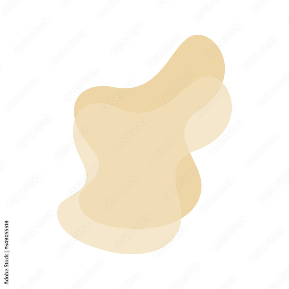 Beige Abstract Shape Beige Abstract Shape