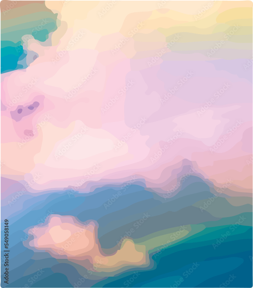 Rainbow Waves Colorful Background Rainbow Waves Colorful Background