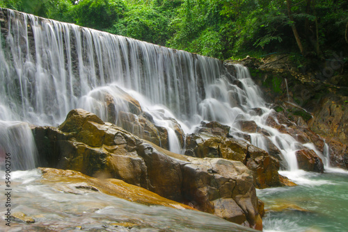 Waterfall in the forest of Thailand