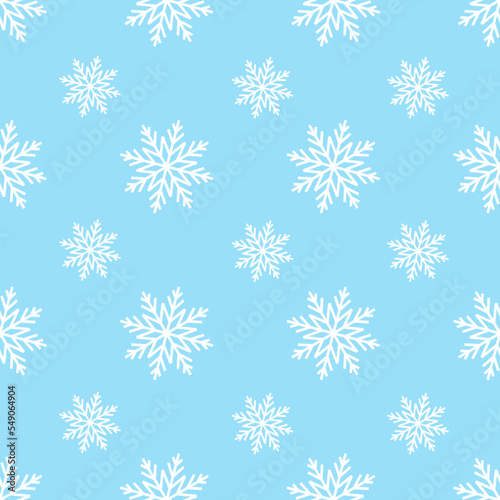 Holiday backdrop, snowflake pattern