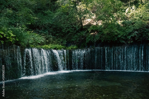 長野県軽井沢町の白糸の滝