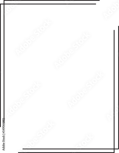 Vector of Simple Page Border