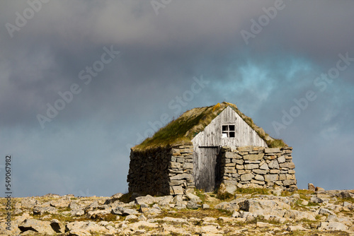Iceland old cottage