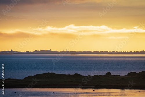 Landscape of the Viking Village of Srokksnes  Iceland 