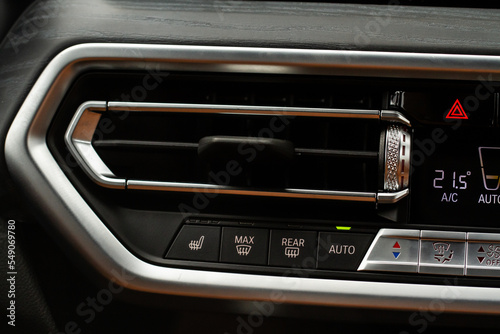 Tableau sur toile Windshield defrost button
