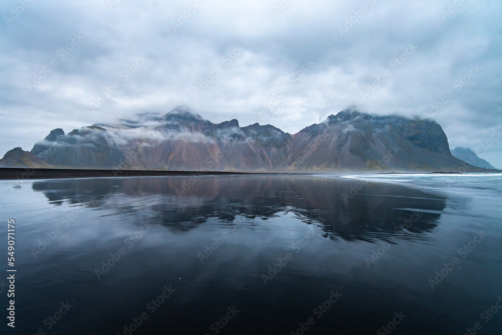 Landscape of the Beach of Stokksnes (Iceland)