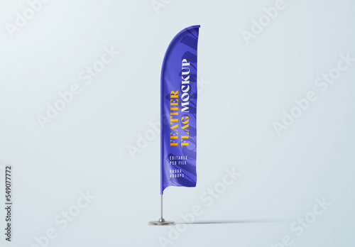 Feather Flag Mockup