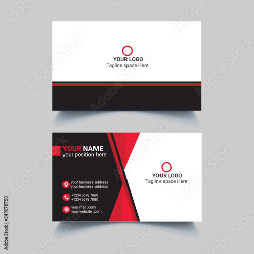 modern business card design template