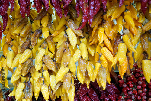 exotic spices on the farmers market of madeira photo