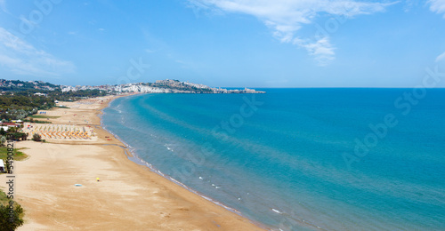 Summer Lido di Portonuovo beach, Italy photo