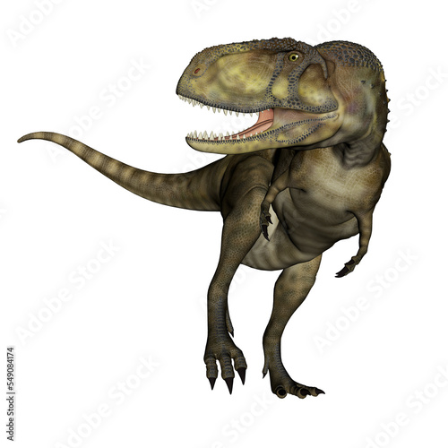 Abelisaurus dinosaur - 3D render