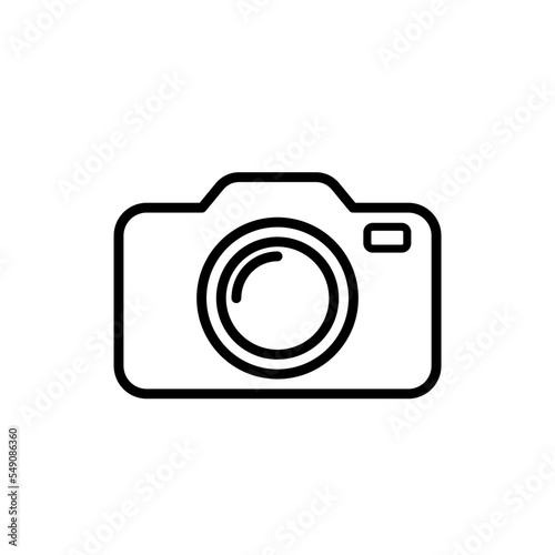 Photo camera vector icon 