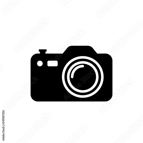 Photo camera vector icon 
