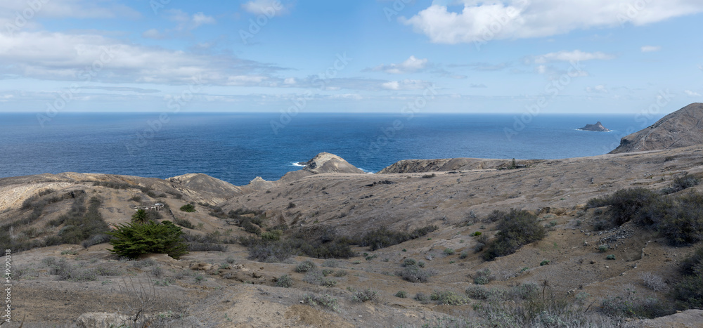  barren northern shore, Porto Santo island