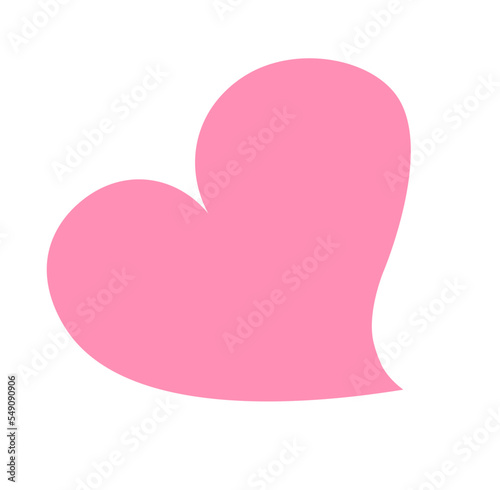 Różowe serce ilustracja, pink heart illustration