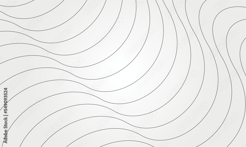 Abstract wavy background. Thin black line on white Abstract wavy background. Thin black line on white