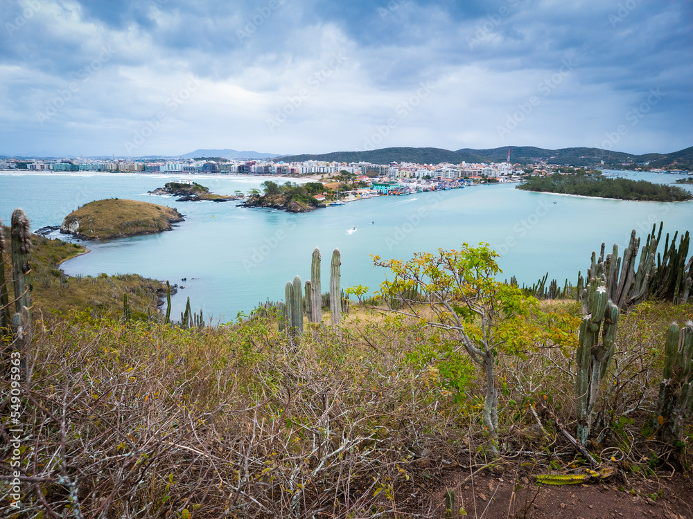Panoramic view of Cabo Frio