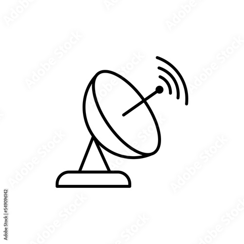 Antenna icon, vector illustration. Flat design style. vector antenna icon illustration isolated on white, antenna icon Eps10. antenna icons graphic