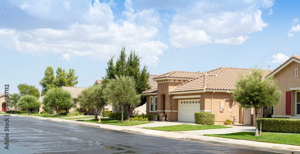 Obraz premium Nice neighborhood, Menifee, California, USA