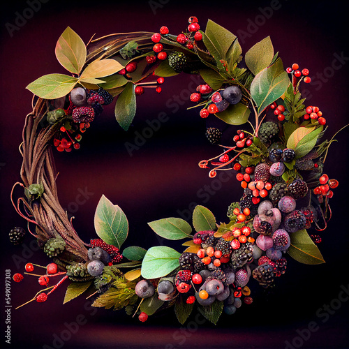 Berries wreath