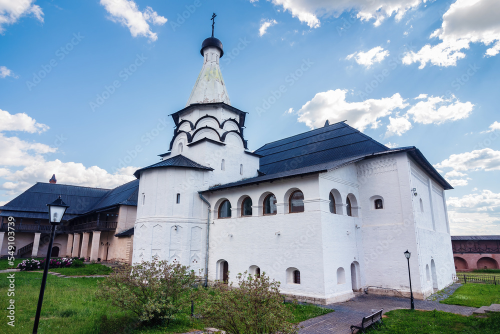 Dormition Church in Spaso-Evfimiev Monastery, Suzdal, Golden ring of Russia.