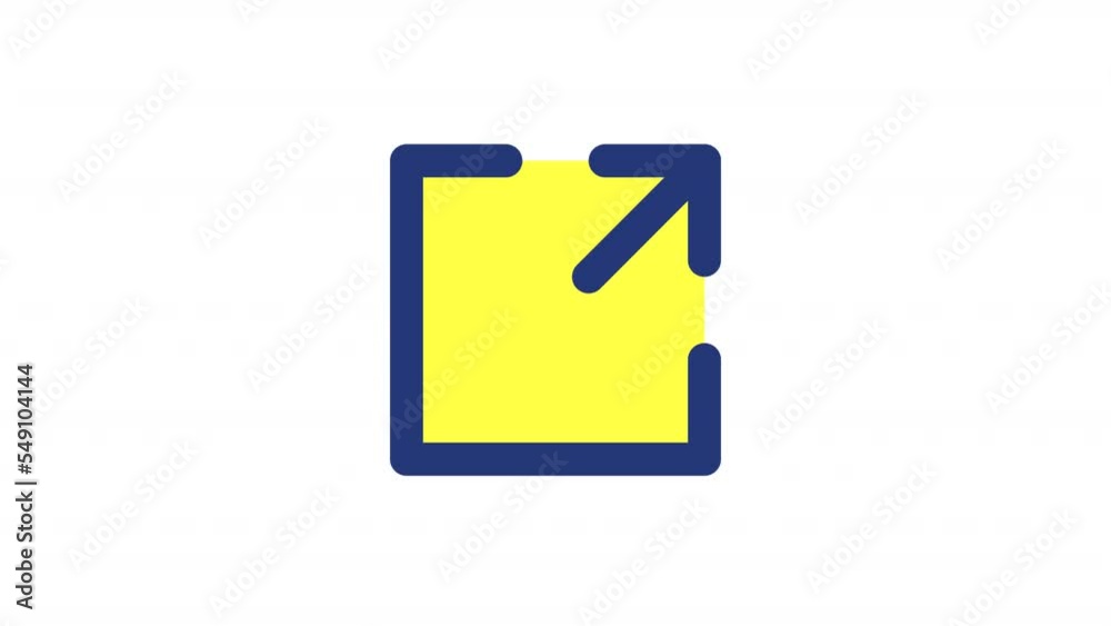 Animated external link color ui icon. Other website redirection. Reference. Seamless loop HD video with alpha channel on transparent background. Simple filled line RGB pictogram animation Animated external link color ui icon. Other website redirection. Reference. Seamless loop HD video with alpha channel on transparent background. Simple filled line RGB pictogram animation