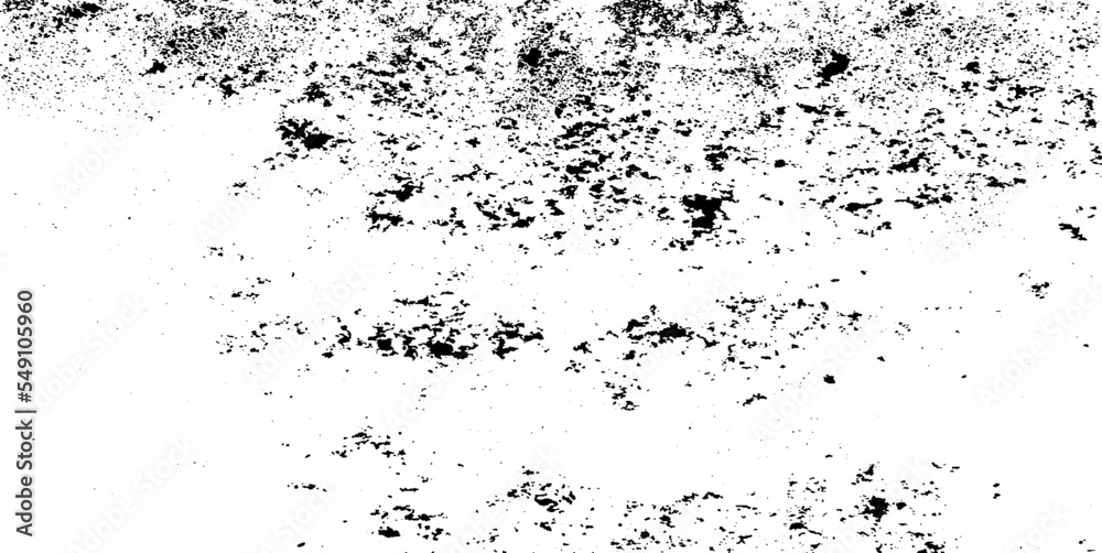 Obraz premium Rough black and white texture vector. Distressed overlay texture. Grunge background. Abstract textured effect. Vector Illustration. Black isolated on white background. EPS10