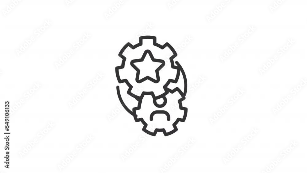 Animated referral bonus line ui icon. Reward for candidates. Seamless loop HD video with alpha channel on transparent background. Outline isolated user interface element motion graphic animation Animated referral bonus line ui icon. Reward for candidates. Seamless loop HD video with alpha channel on transparent background. Outline isolated user interface element motion graphic animation