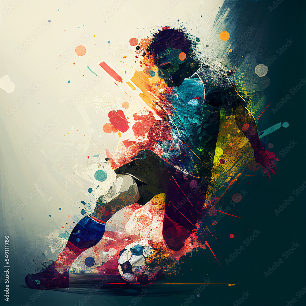 Soccer or football background Poster