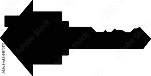 Real Estate Key Cut Out Template 
