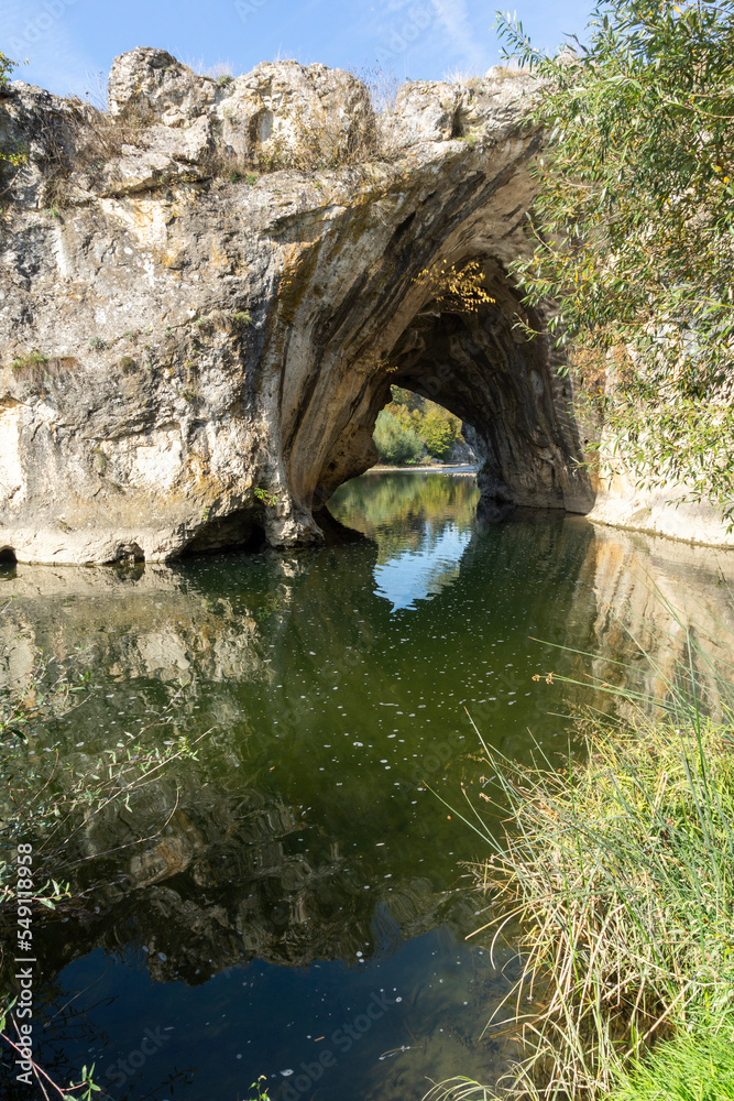 Fototapeta premium Amazing Landscape of Vit river, passing near village of Aglen, Bulgaria