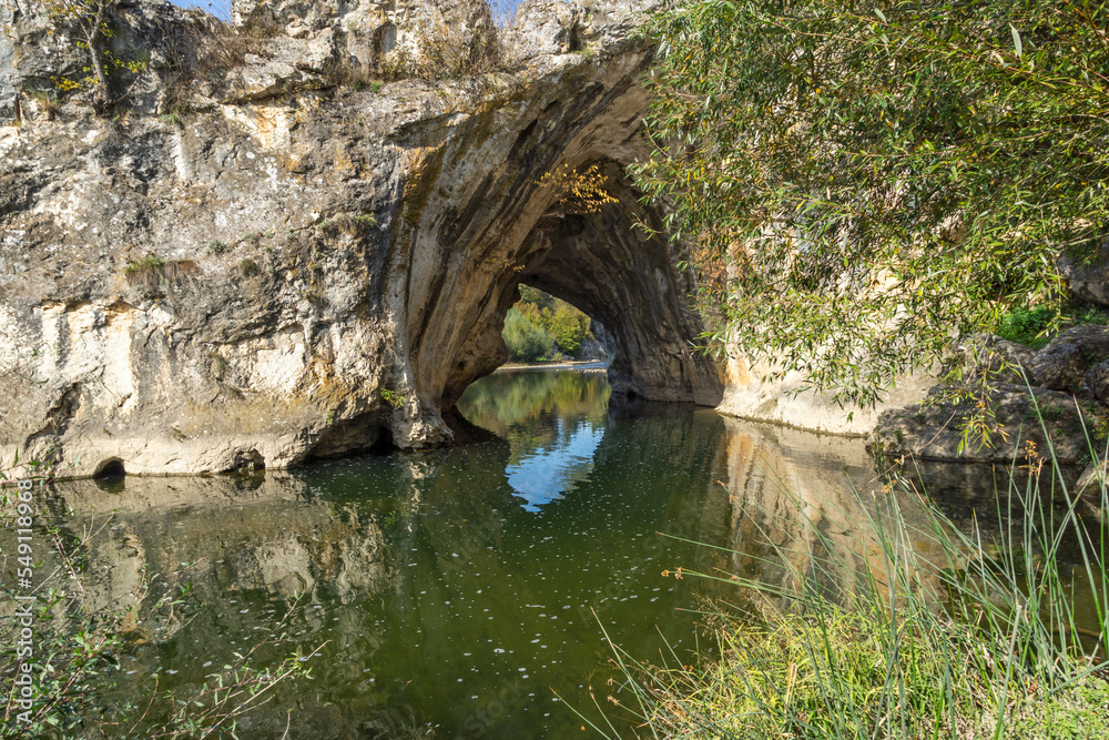 Fototapeta premium Amazing Landscape of Vit river, passing near village of Aglen, Bulgaria
