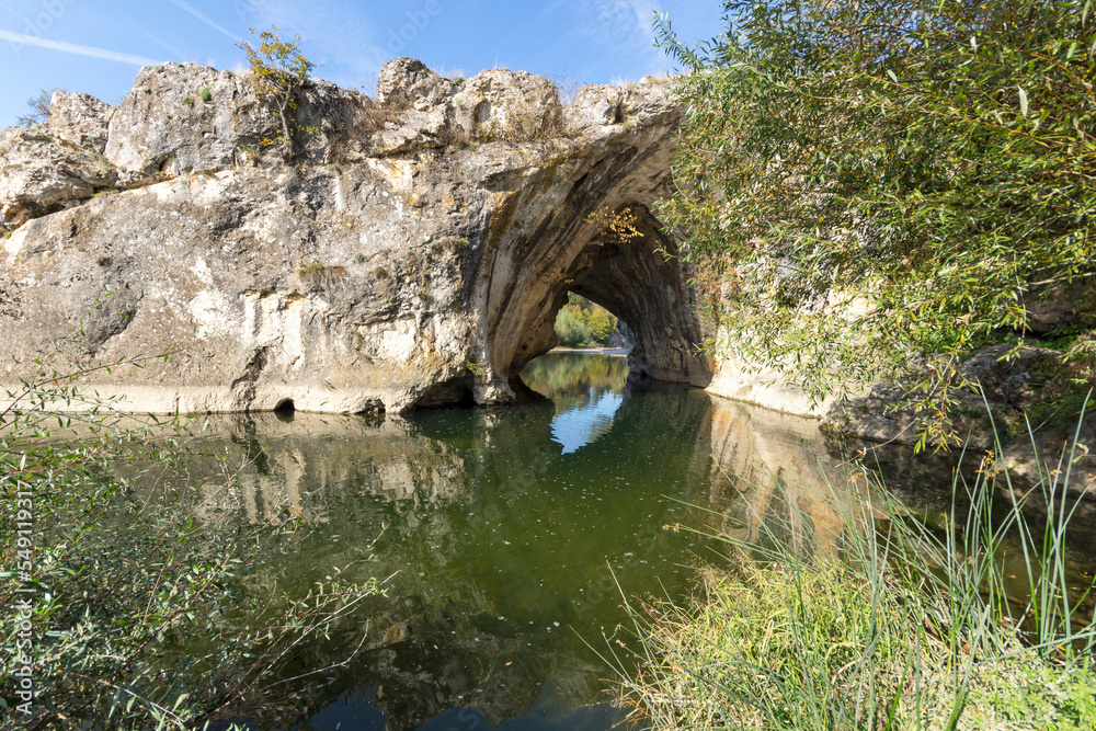 Fototapeta premium Amazing Landscape of Vit river, passing near village of Aglen, Bulgaria