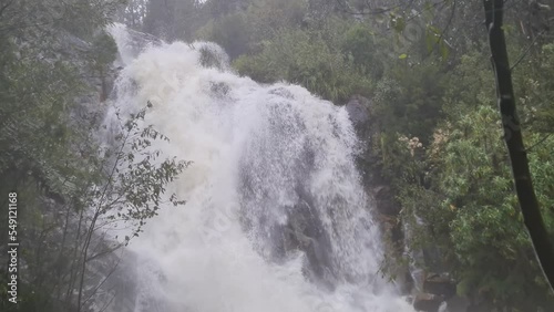 The Toorongo Falls and the Toorongo River in Gippsland, Victoria, Australia.Is located approximately 6 kilometres (3.7 mi) north-east of the town of Noojee, photo