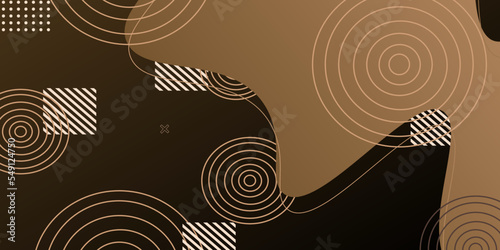 Luxury brown background. Modern background and frame for text stylish luxurious brown