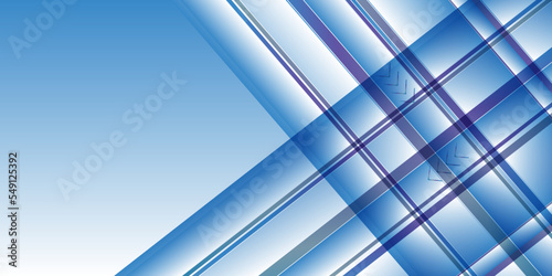 Abstract horizontal lines blue wave design pattern horizontal lines on white background