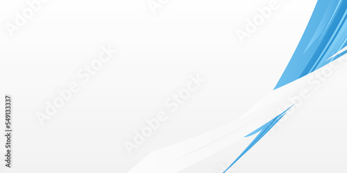 Vector abstract colorful flowing blue wave lines isolated on white background