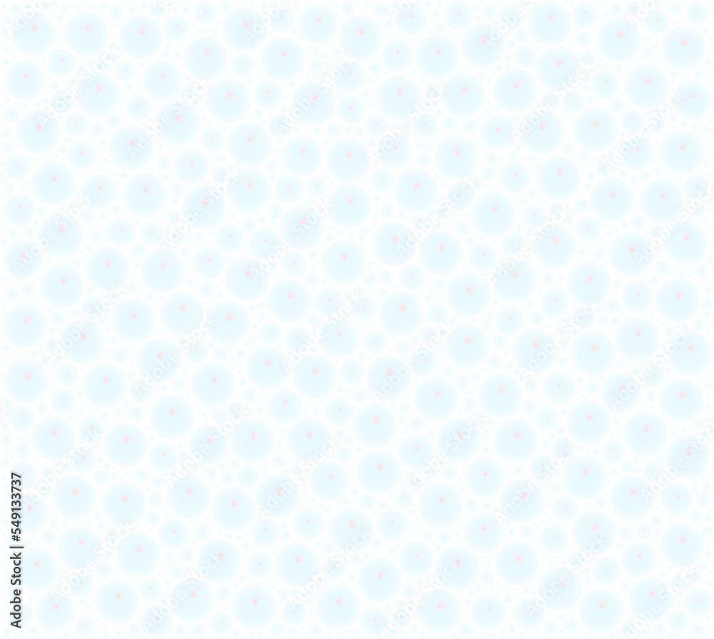 3d illustration, bluish dew drops transparent background