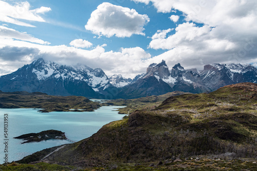 View of Torres del Paine Patagonia