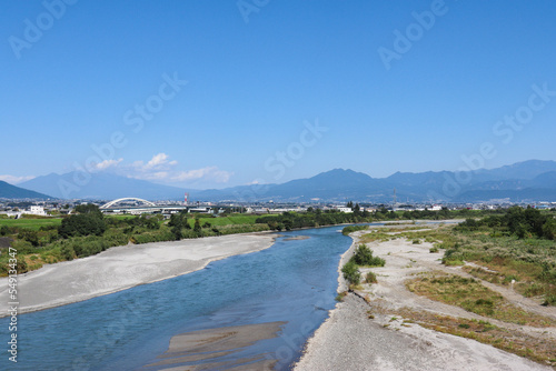 釜無川（山梨県富士川町、市川三郷町）