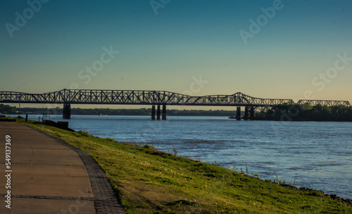 Harahan Bridge over the Mississippi River, Memphis, Tennessee 