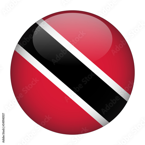Free Download Trinidad and Tobago 3D Rounded Flag with Transparent Background  - GFXLoad