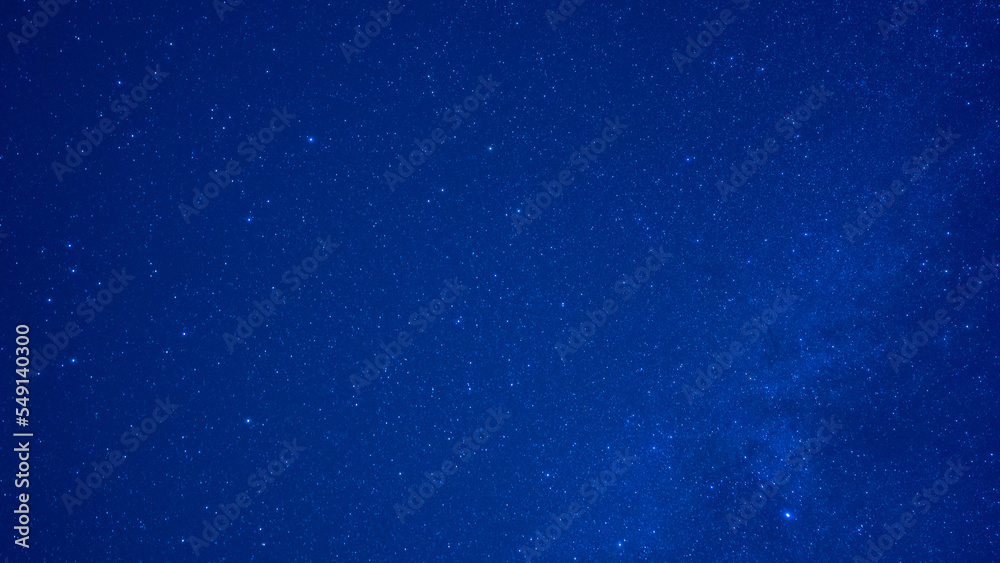 Fototapeta premium Starry sky in the mountains with the Milky Way at the end of summer