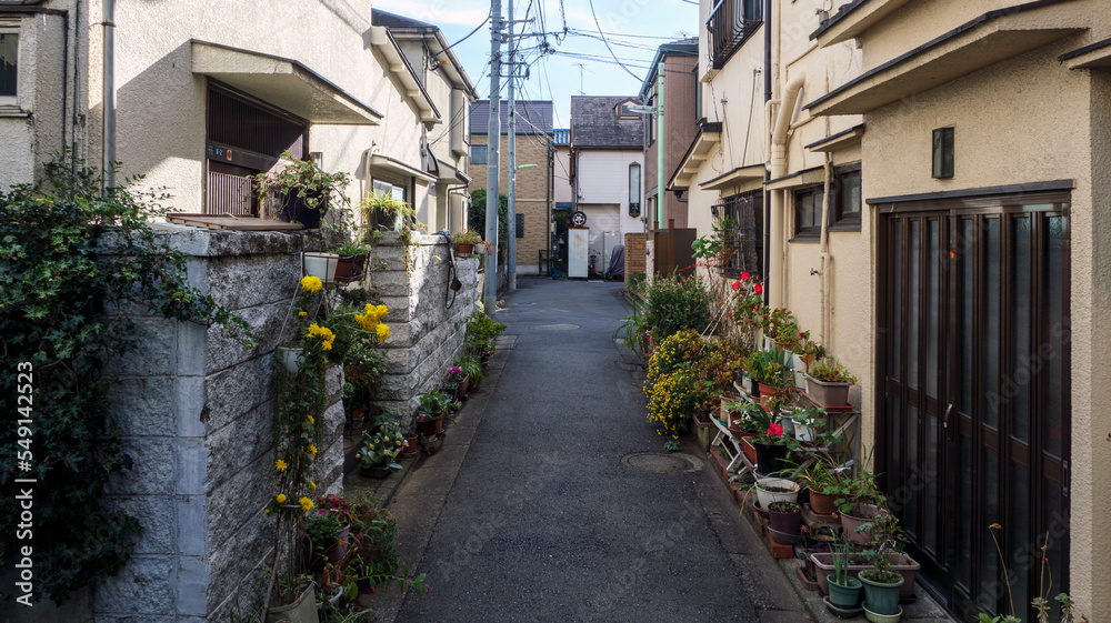 都内の裏路地 都内の裏路地