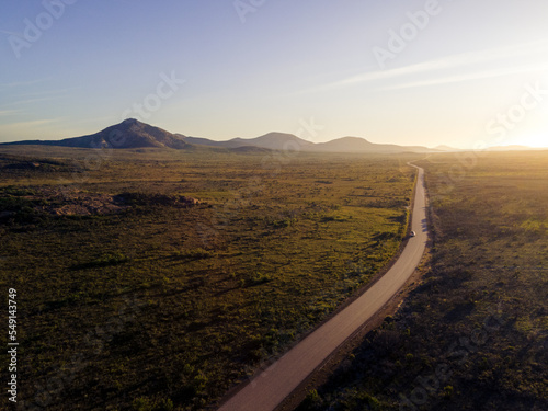 Western Australian Road in National Park 