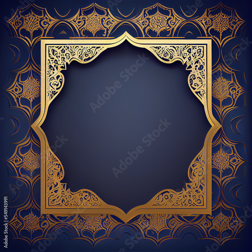 arabic background blue and ...