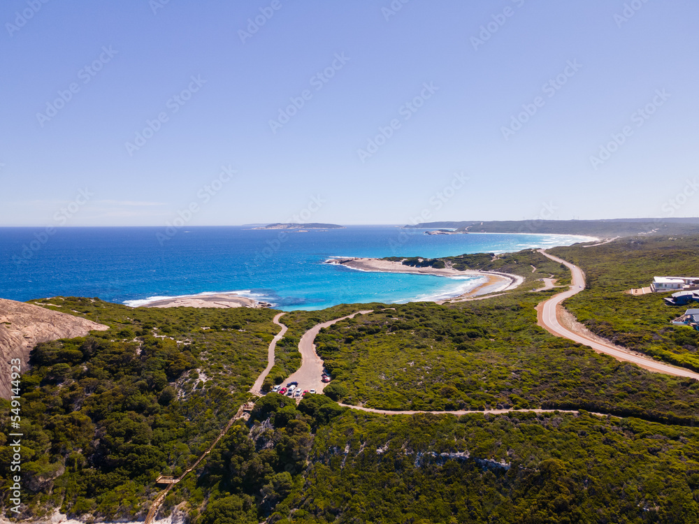 Lucky Bay from above, Cape Le Grand, Western Australian Beaches