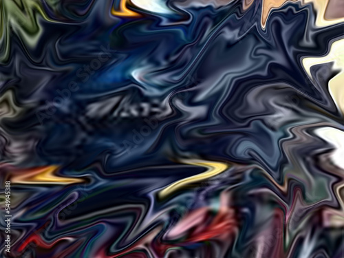 Digital Art Abstract Pattern Unique Liquid Background.