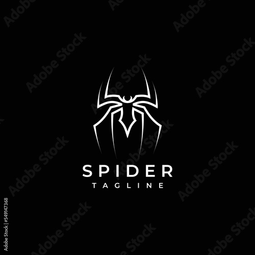 Spider logo icon design template