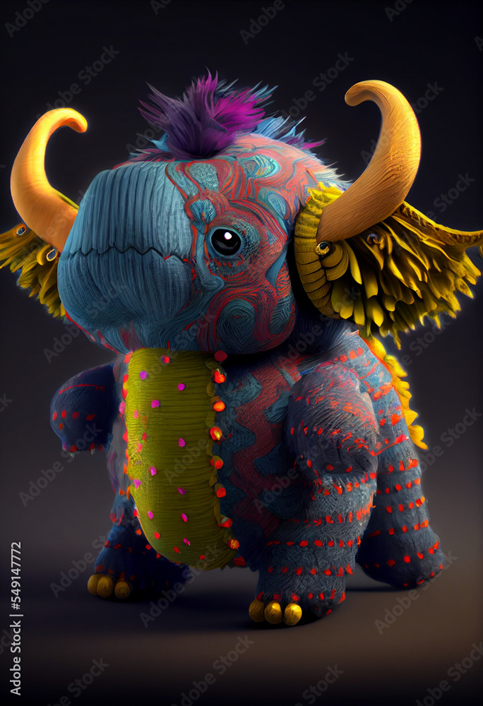 Obraz premium 3D Fashion Toy Design